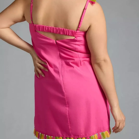 Anthropologie Hartley Fringe Shift Mini Dress - Picture 2 of 7